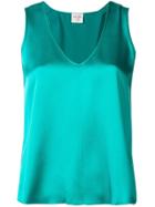 Forte Forte V-neck Sleeveless Blouse - Green