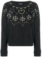Twin-set Studded Embellishments Sweatshirt - Black