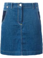 Kenzo Denim Skirt, Women's, Size: 42, Blue, Cotton