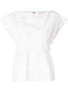 Erika Cavallini Frayed Edge Blouse - White