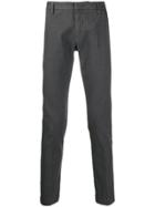 Entre Amis Glen Check Trousers - Grey