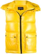 Duvetica Hooded Padded Gilet - Yellow