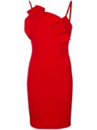 Blugirl Ruffled Neck Dress - Red