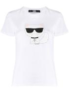 Karl Lagerfeld Graphic Print T-shirt - White