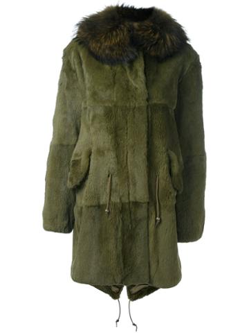Furs66 Hooded Mini Parka