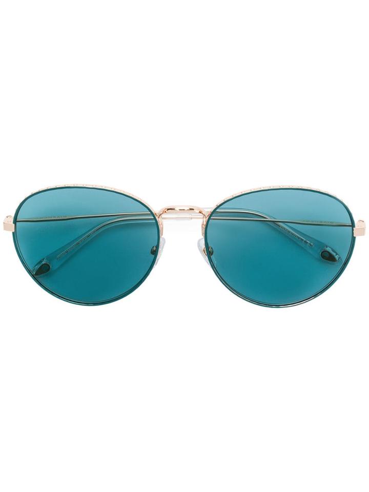 Givenchy Eyewear Oval Shaped Sunglasses - Blue