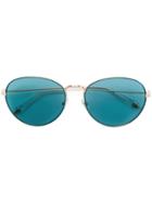 Givenchy Eyewear Oval Shaped Sunglasses - Blue