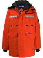 Junya Watanabe Man Hooded Padded Coat - Orange