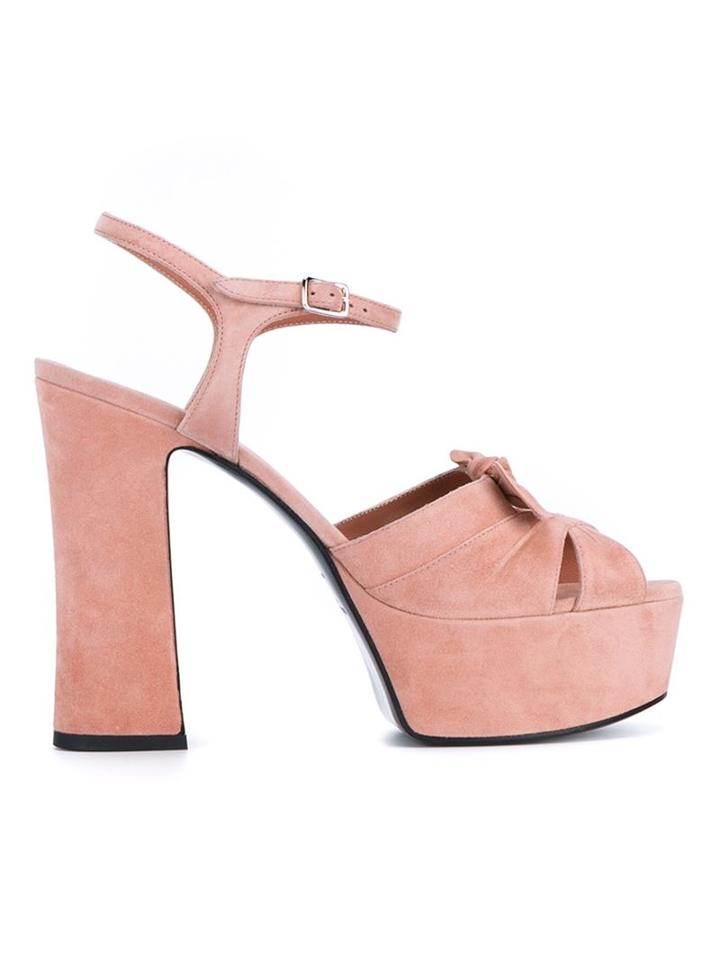 Saint Laurent Candy 80 Bow Sandals