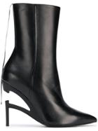 Unravel Project Heel Ankle Boots - Black