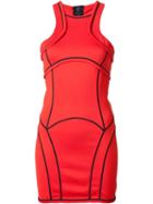 Dsquared2 Racerback Style Dress, Women's, Size: Medium, Red, Viscose/spandex/elastane