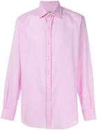 Holland & Holland Fitted Longsleeved Shirt - Pink & Purple