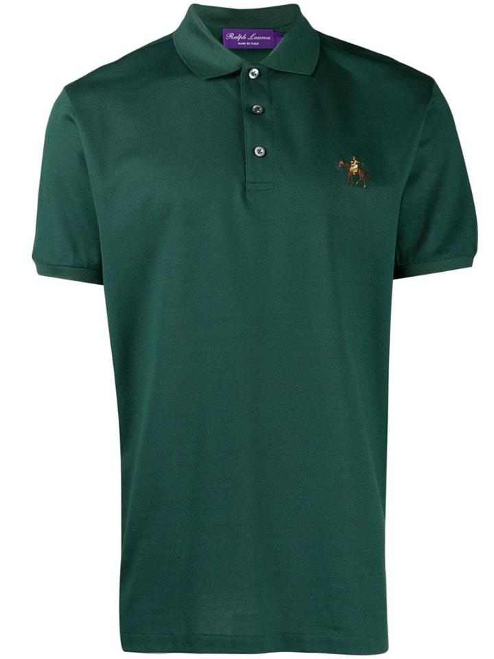 Ralph Lauren Purple Label Classic Shortsleeved Polo Shirt - Green