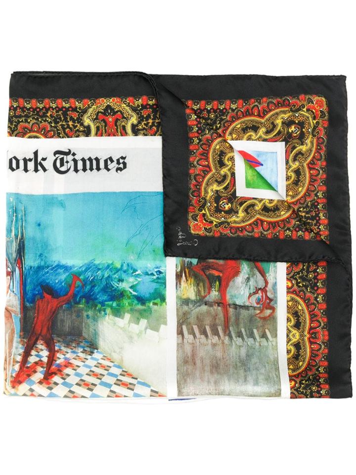 Ottolinger Printed Scarf - Blue