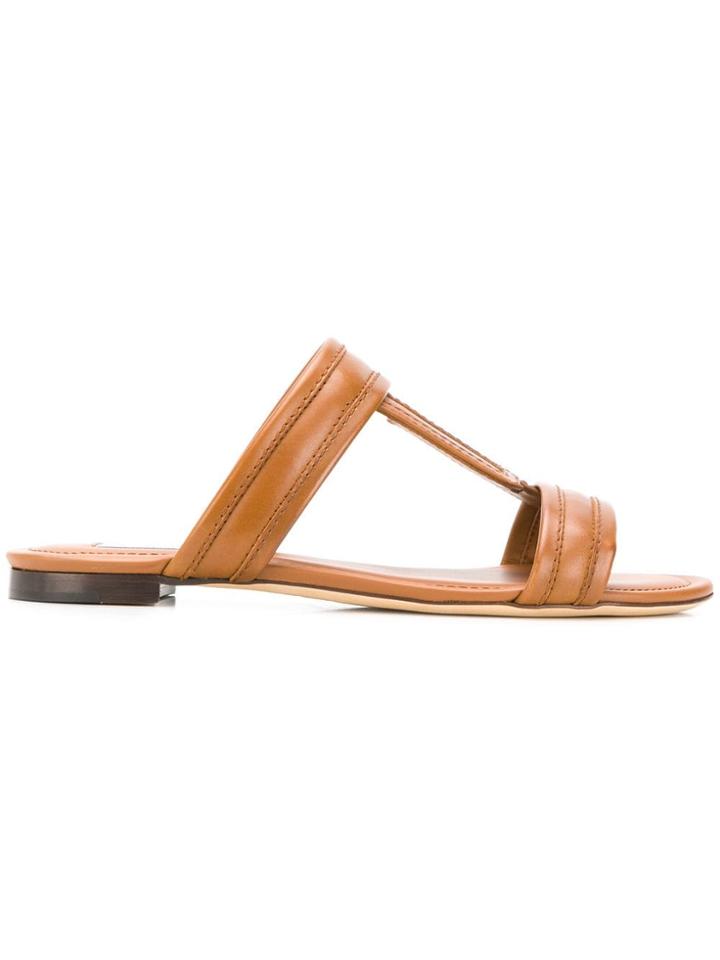 Tod's Double T Sandals - Brown