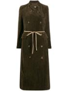 Uma Wang Double Breasted Coat - Brown