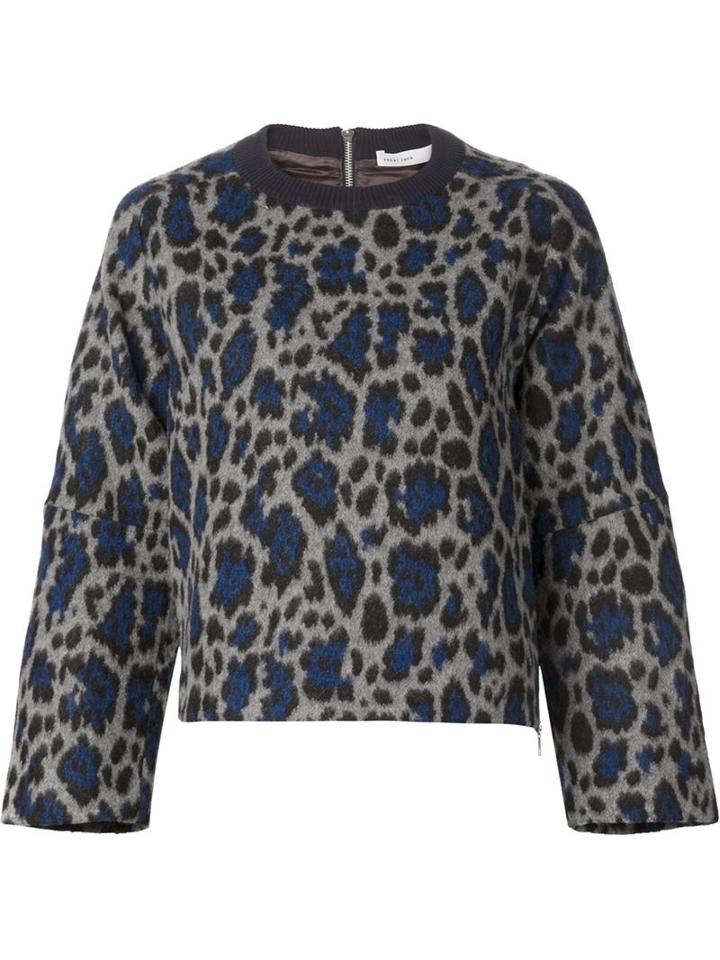 Sacai Leopard Print Sweatshirt