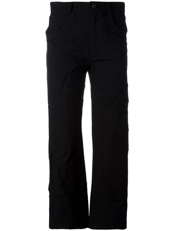 Damir Doma - Pia Cropped Trousers - Women - Cotton/polyamide/spandex/elastane - S, Women's, Black, Cotton/polyamide/spandex/elastane