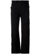 Damir Doma - Pia Cropped Trousers - Women - Cotton/polyamide/spandex/elastane - S, Women's, Black, Cotton/polyamide/spandex/elastane