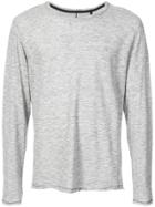 Rag & Bone Owen Striped Long Sleeve T-shirt - Black