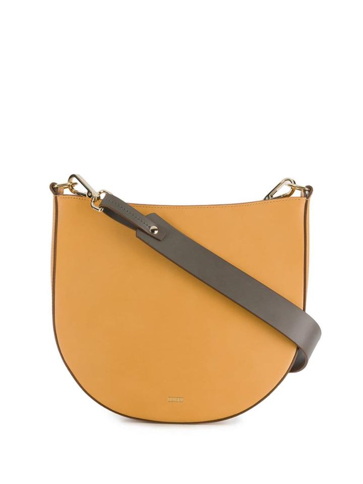 Closed Round Shoulder Bag - Neutrals
