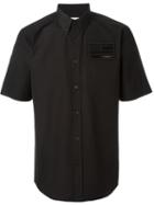 Givenchy Flag Patch Shirt, Men's, Size: 39, Black, Cotton
