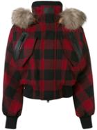 Dsquared2 - Ski Jacket - Women - Wool/polyester/spandex/elastane/feather Down - 42, Red, Wool/polyester/spandex/elastane/feather Down