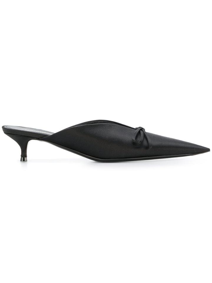 Balenciaga Knife Mule Satin 40mm - Black