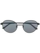 Balenciaga Eyewear Round-frame Sunglasses - Black