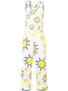 Mira Mikati Sun Doodle Print Jumpsuit - White