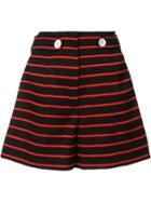 Proenza Schouler Striped Shorts - Black