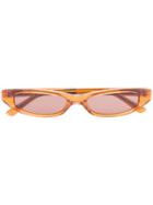 Dmybydmy Reese Slim Cat-eye Sunglasses - Orange