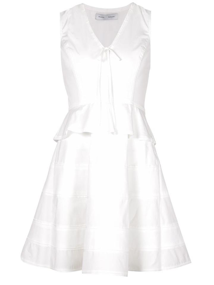 Proenza Schouler V-neck Peplum Dress
