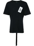 Ann Demeulemeester I Am Red With Love T-shirt, Men's, Size: Small, Black, Cotton