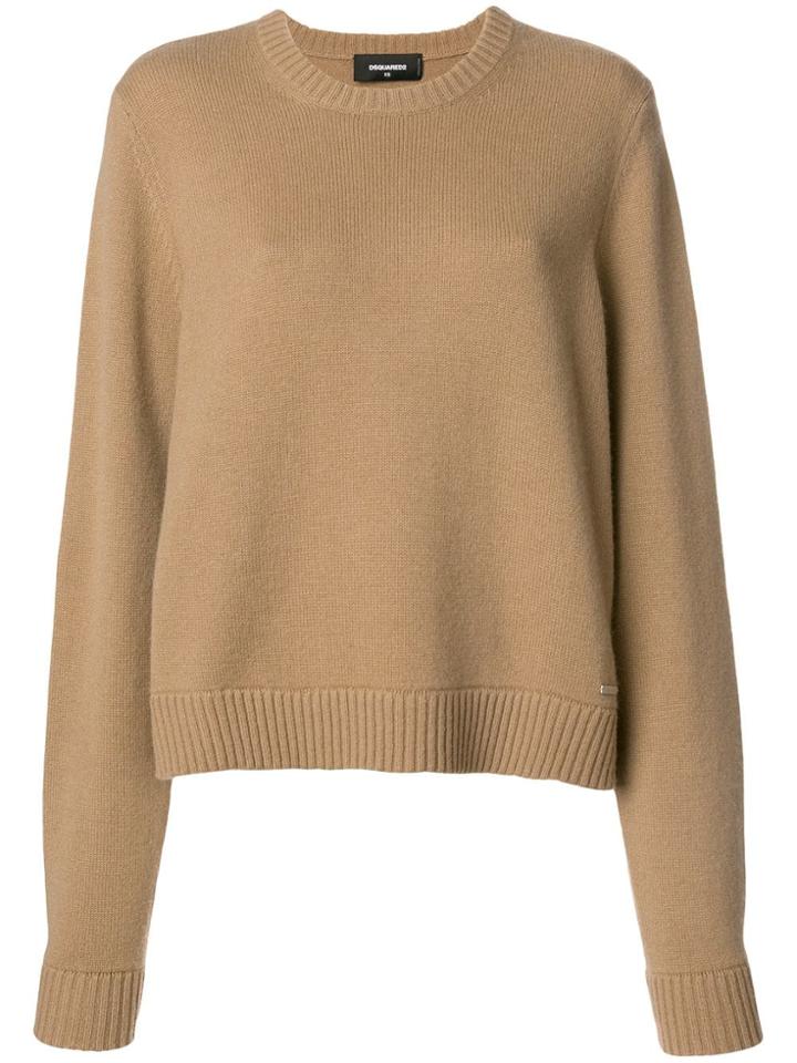 Dsquared2 Drop Shoulder Jumper - Nude & Neutrals