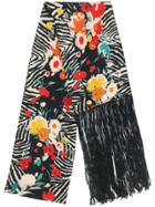 Lily And Lionel Wild Flower Scarf - Black