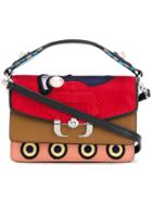 Paula Cademartori Colour Block Shoulder Bag - Black