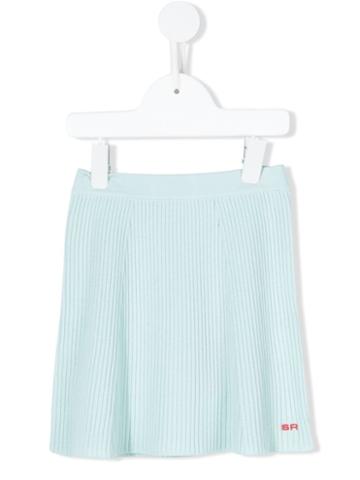 Rykiel Enfant Ribbed Knit Skirt, Girl's, Size: 10 Yrs, Green