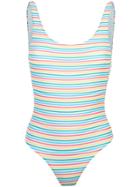 Onia Kelly Striped Swimsuit - Multicolour