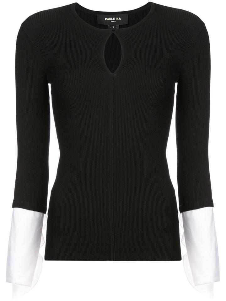 Paule Ka Slim-fit Sweater - Black