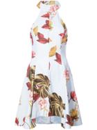 C/meo Floral Embroidered Dress - Blue