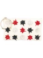 Red Valentino 3d Appliqué Clutch - Nude & Neutrals