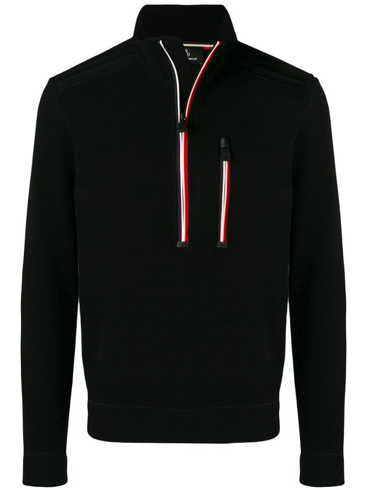 Moncler Grenoble High Neck Sweatshirt - Black