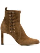 Jimmy Choo Mallory Ankle Boots - Brown
