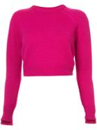 Helmut Lang Crew Neck Sweater - Pink & Purple