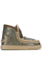 Mou Big Logo Boots - Gold