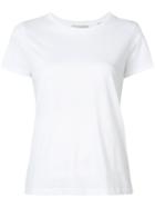Vince Round Neck T-shirt, Women's, Size: Large, White, Cotton