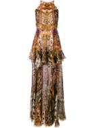 Roberto Cavalli - Print Ruffled Dress - Women - Silk/polyester - 42, Silk/polyester