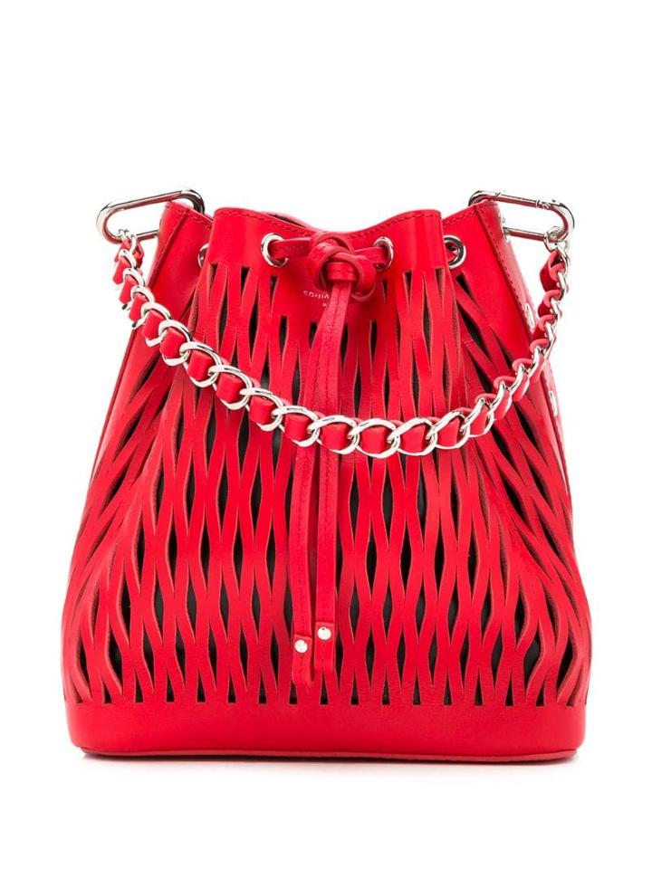 Sonia Rykiel Le Baltard Bucket Bag - Red