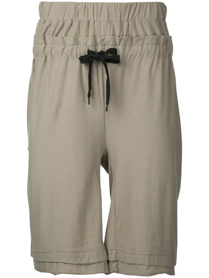 First Aid To The Injured - Haemin Shorts - Unisex - Cotton - 1, Green, Cotton